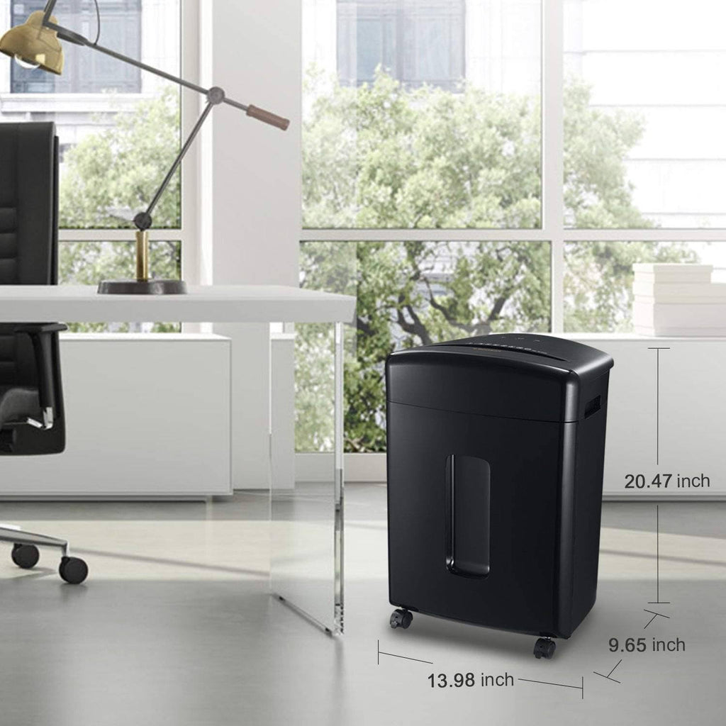 15-Sheet Cross-Cut Paper Shredder Black C61052