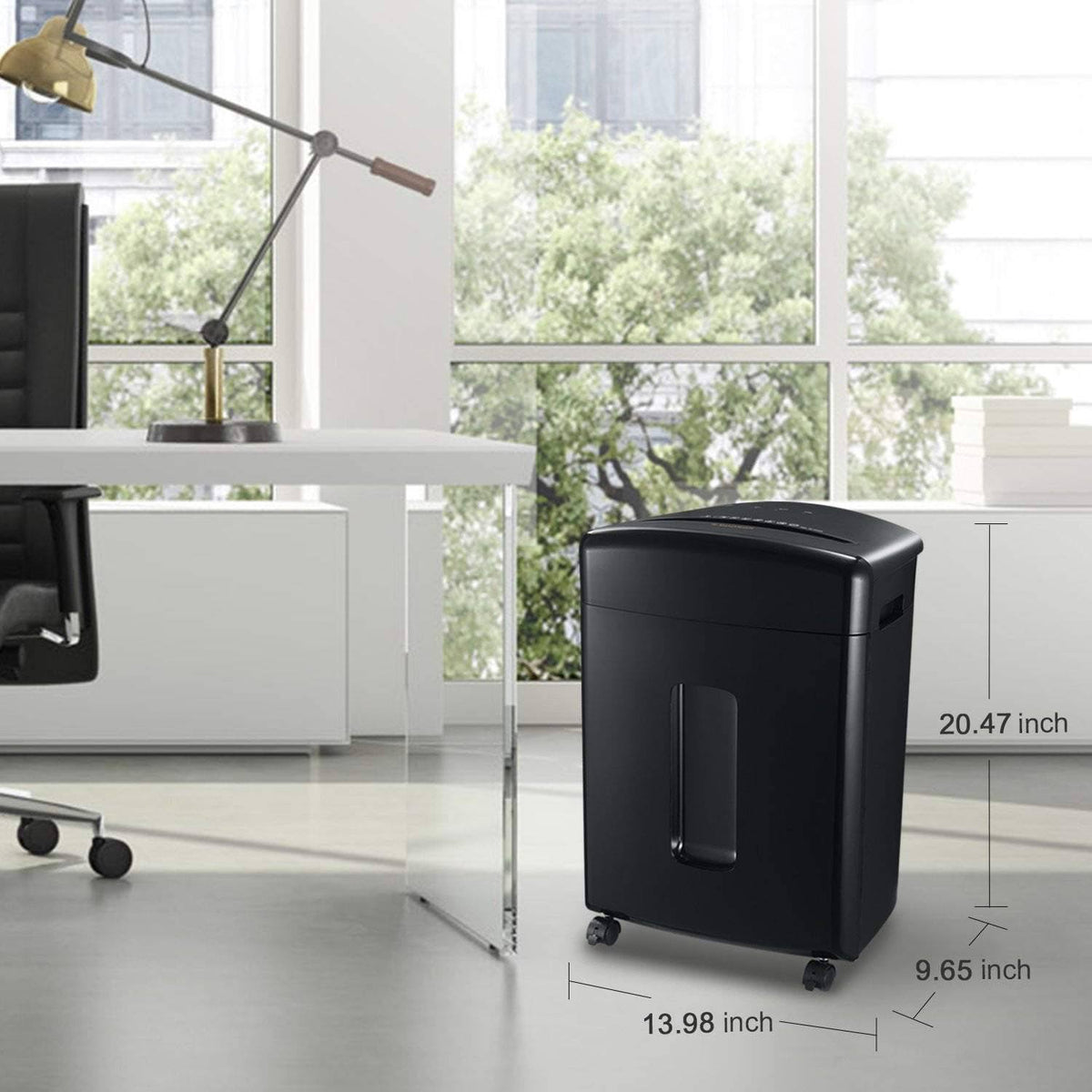 15-Sheet Cross-Cut Paper Shredder Black C61052