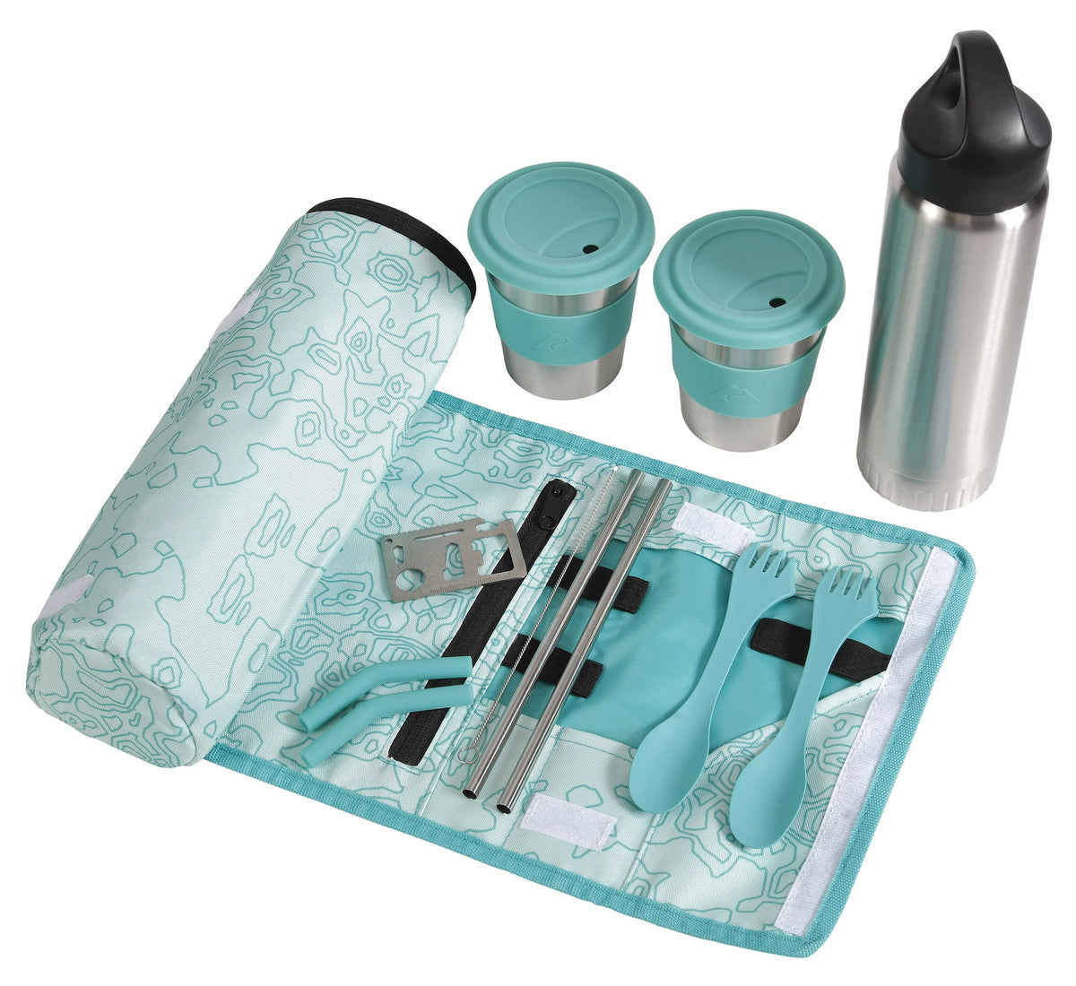 10 Piece Reusable Cutlery & Drinkware Combo Set R294982