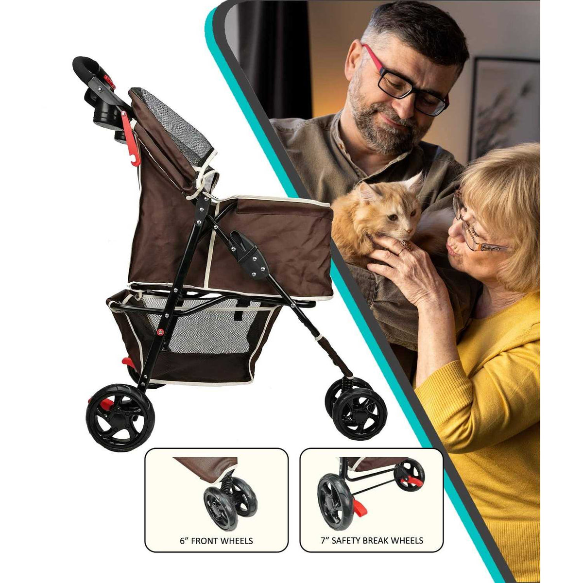 Single Pet Stroller L9553