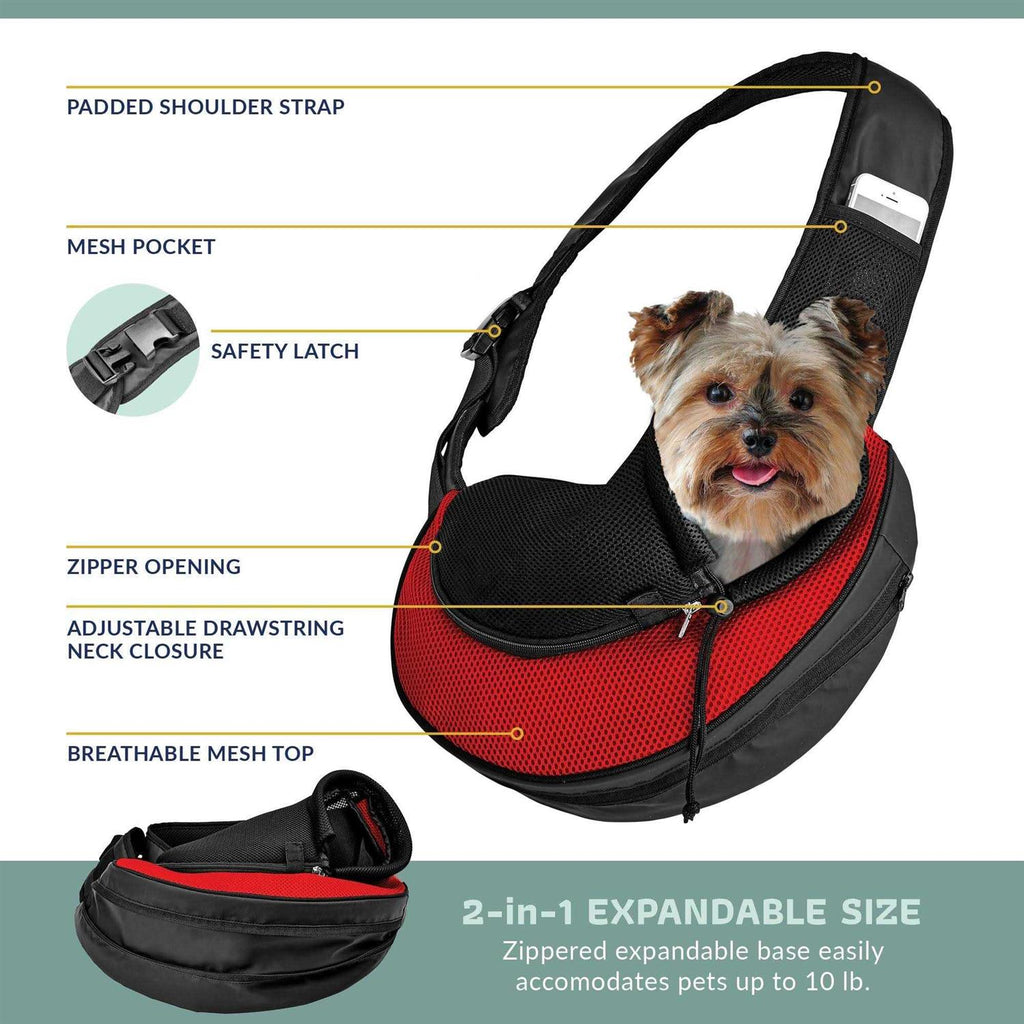 Expandable Pet Carrier Sling Bag J306886