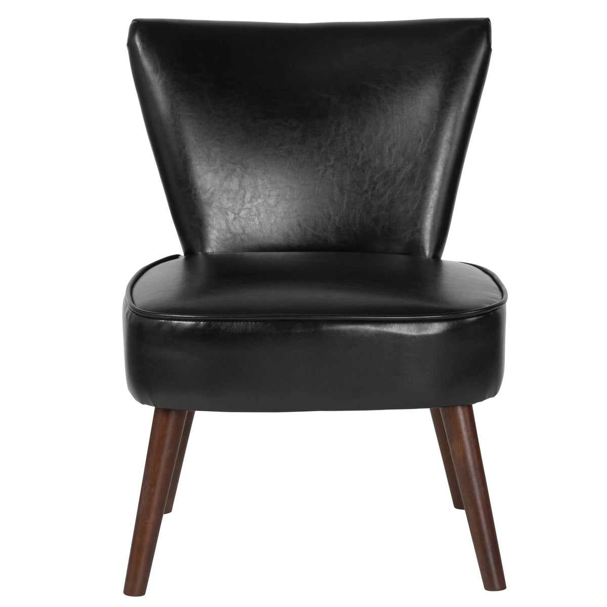 Black LeatherSoft Retro Chair Q129158