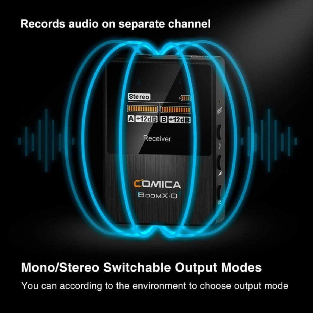 2.4G Wireless Lavalier Microphone System with Lapel Clip Mics B997