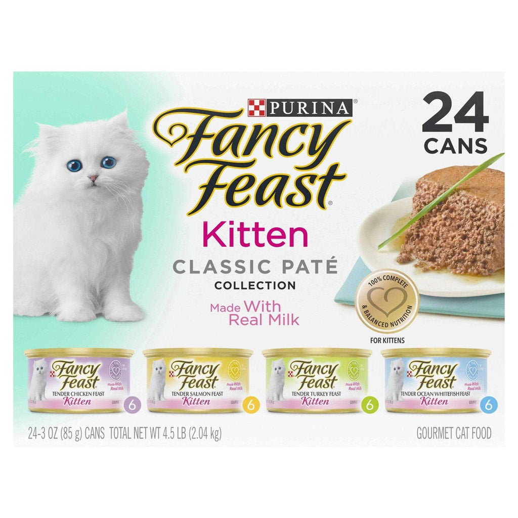 Grain Free Pate Wet Kitten Food Variety Pack B887894