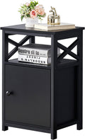 Brown Storage Cabinet and Drawer Nightstand H97901
