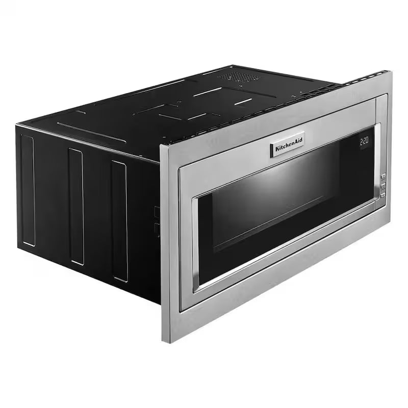 1.1 cu. ft. Built-In Sensor Cooking Microwave in Stainless Steel D408