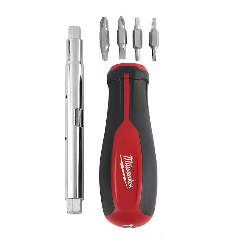 11-in-1 Multi-Tip Screwdriver with Folding Knife E814674