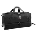 30 in. Drop Bottom Rolling Duffel Bag, Black L760