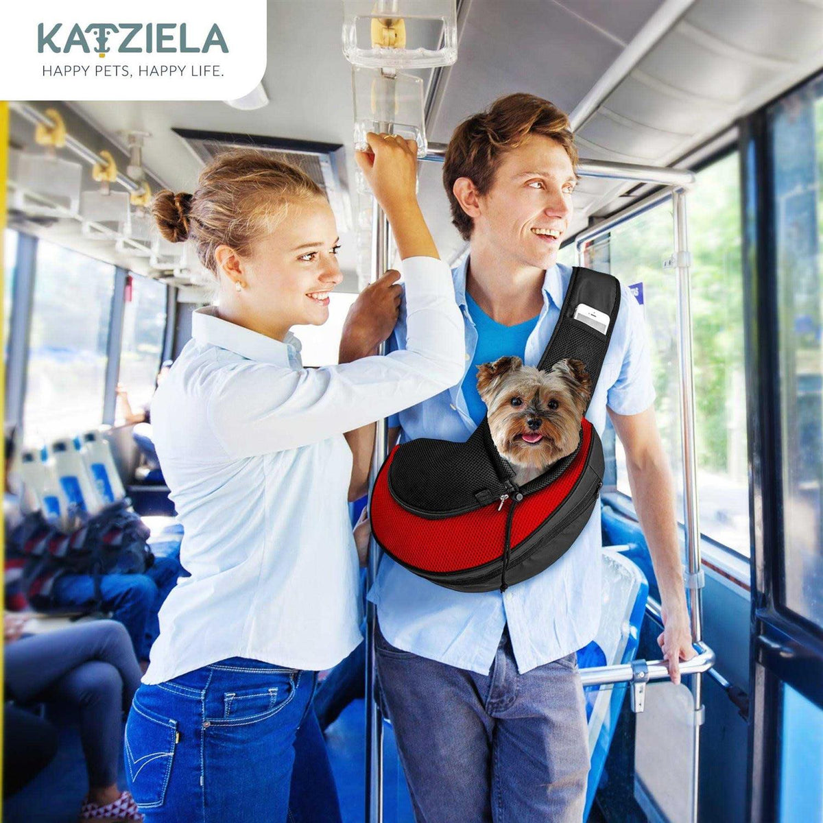 Expandable Pet Carrier Sling Bag J306886