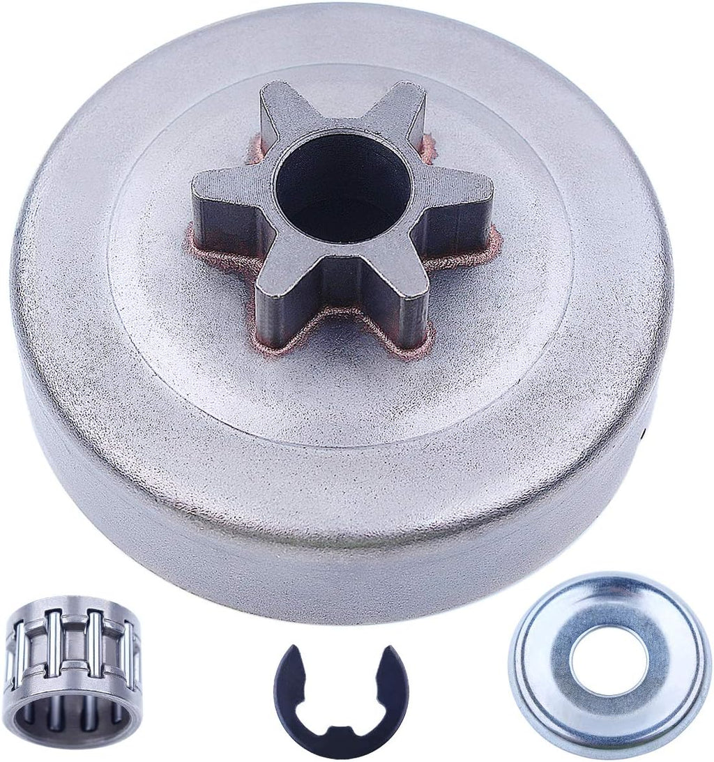 3/8-6T Spur Sprocket Clutch Drum Kit Chainsaw Replacement Parts M640617
