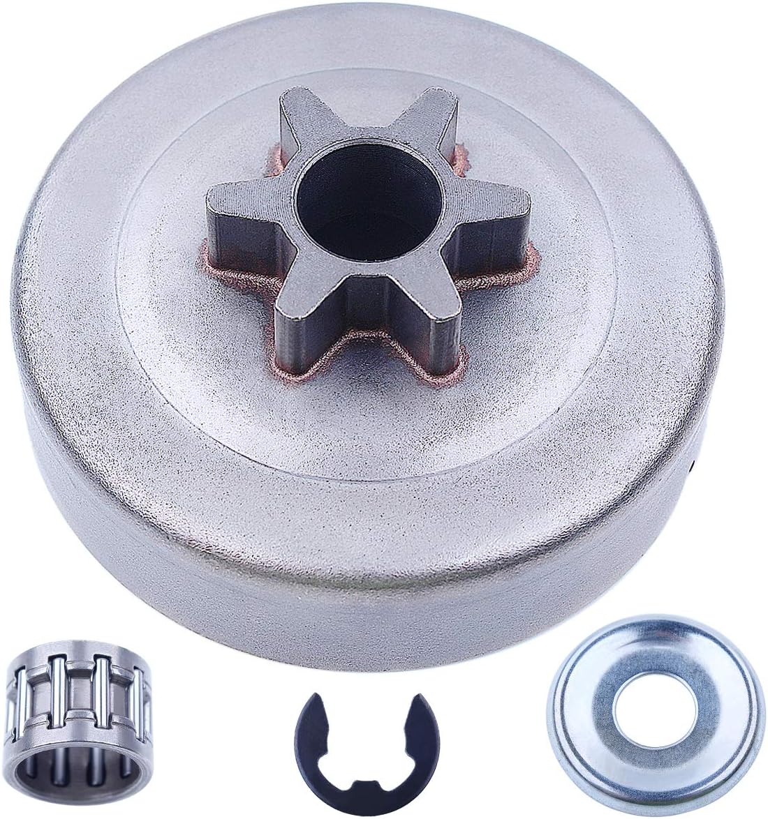 3/8-6T Spur Sprocket Clutch Drum Kit Chainsaw Replacement Parts M640617