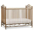 Vintage White 3-in-1 Convertible Metal Crib E2653