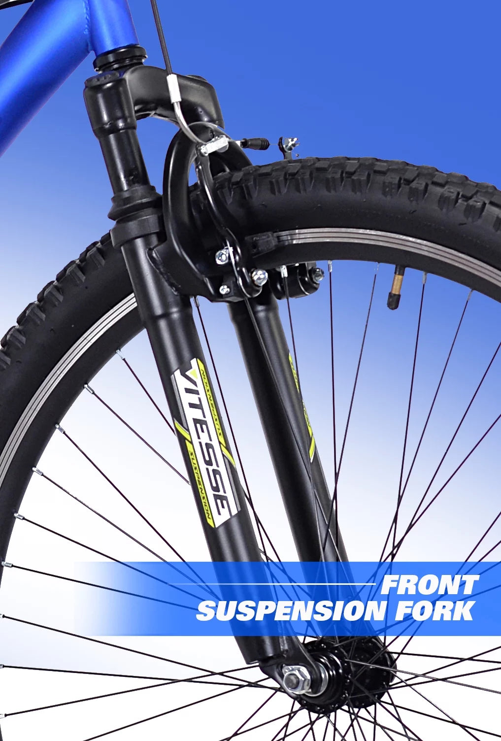 Blue Dual Suspension Mountain Bike P46099