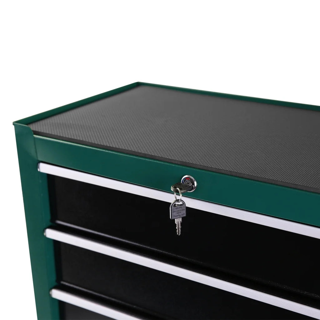 Blue 5 Drawers Rolling Tool Chest with Wheels Y2683