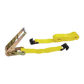 4 in. x 27 ft. Ratcheting Cargo Strap with Flat Hook I766