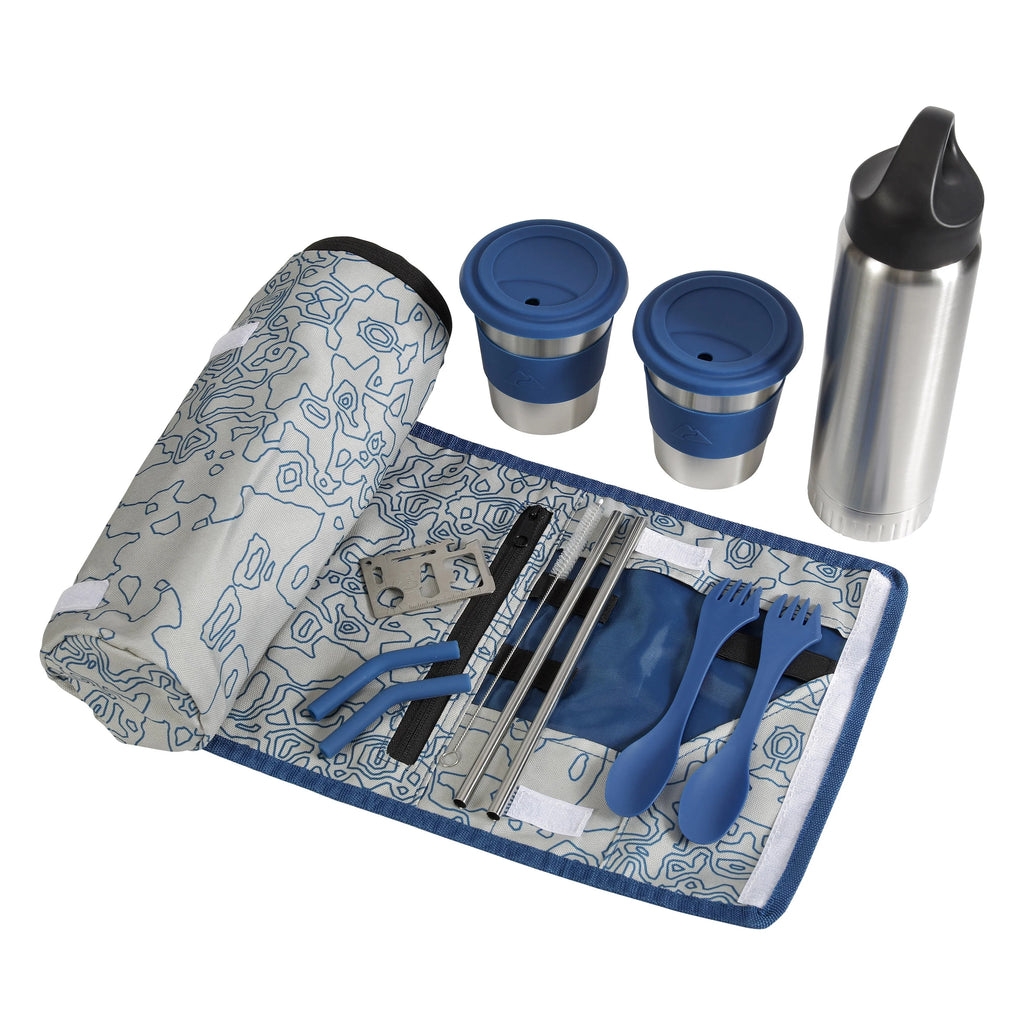 10 Piece Reusable Cutlery & Drinkware Combo Set R294982