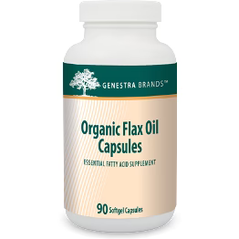 Organic Flax Oil Capsules 90 gels V977
