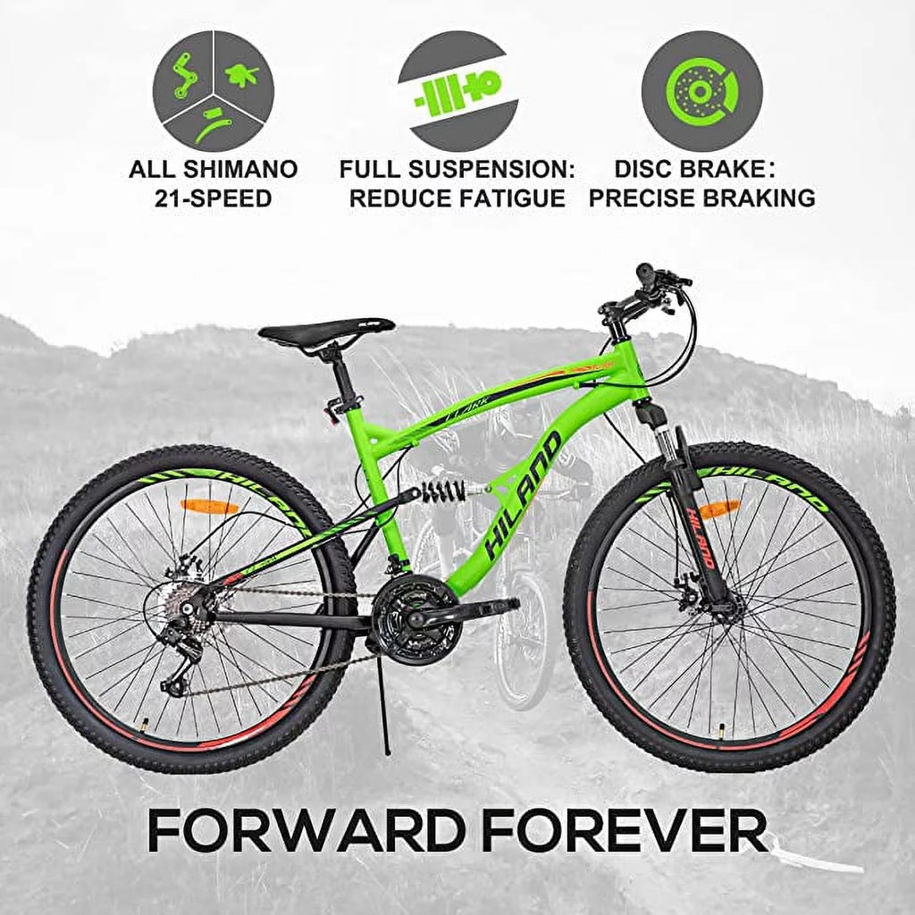 Full-Suspension 21 Speeds 26 Inch Wheels Mountain Bike S288