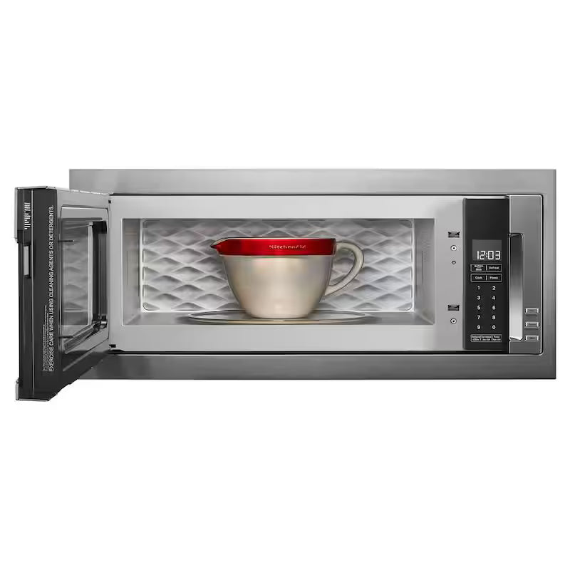 1.1 cu. ft. Built-In Sensor Cooking Microwave in Stainless Steel D408