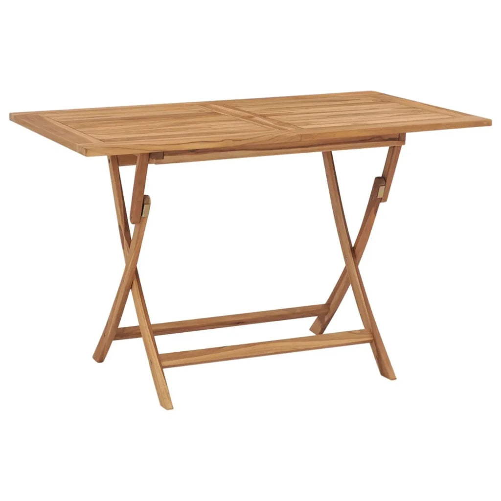 Folding Patio Table Solid Teak Wood L649
