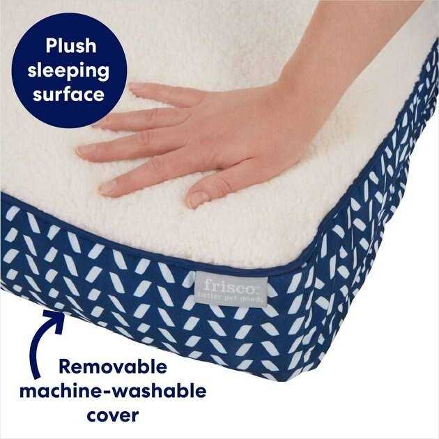 Plush Orthopedic Dog Bed with Removable Cover F90564