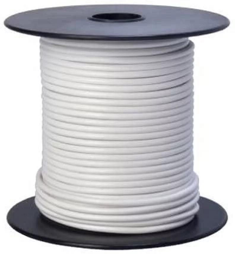 16-Gauge Primary Wire, 100-Feet, White C4011