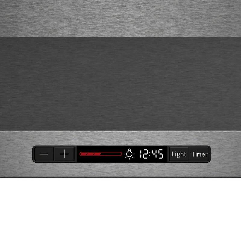 30 in. Black Stainless Steel Canopy Range Hood with Lights G5748