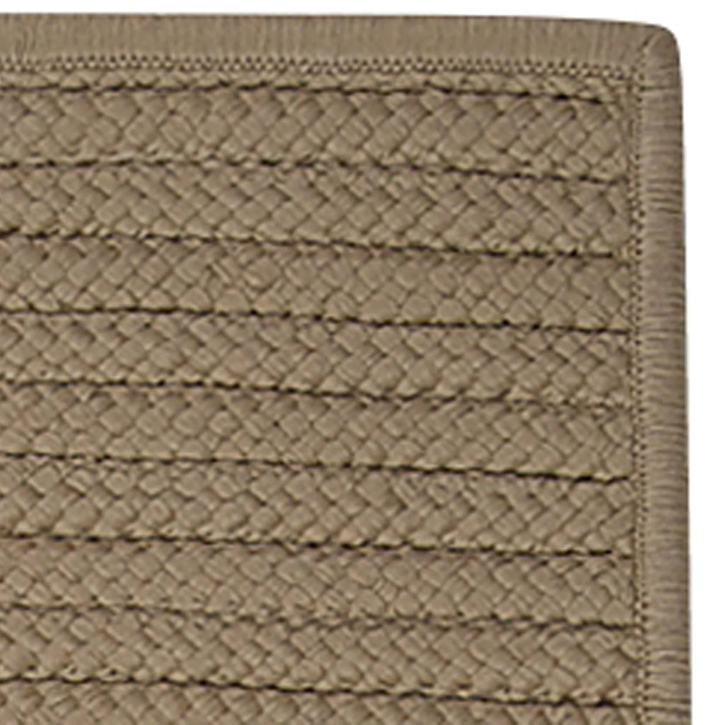 Beige Reversible Rectangular Outdoor Area Rug T35622