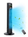 36 Standing Floor Fan with Remote, Oscillating Fan N817