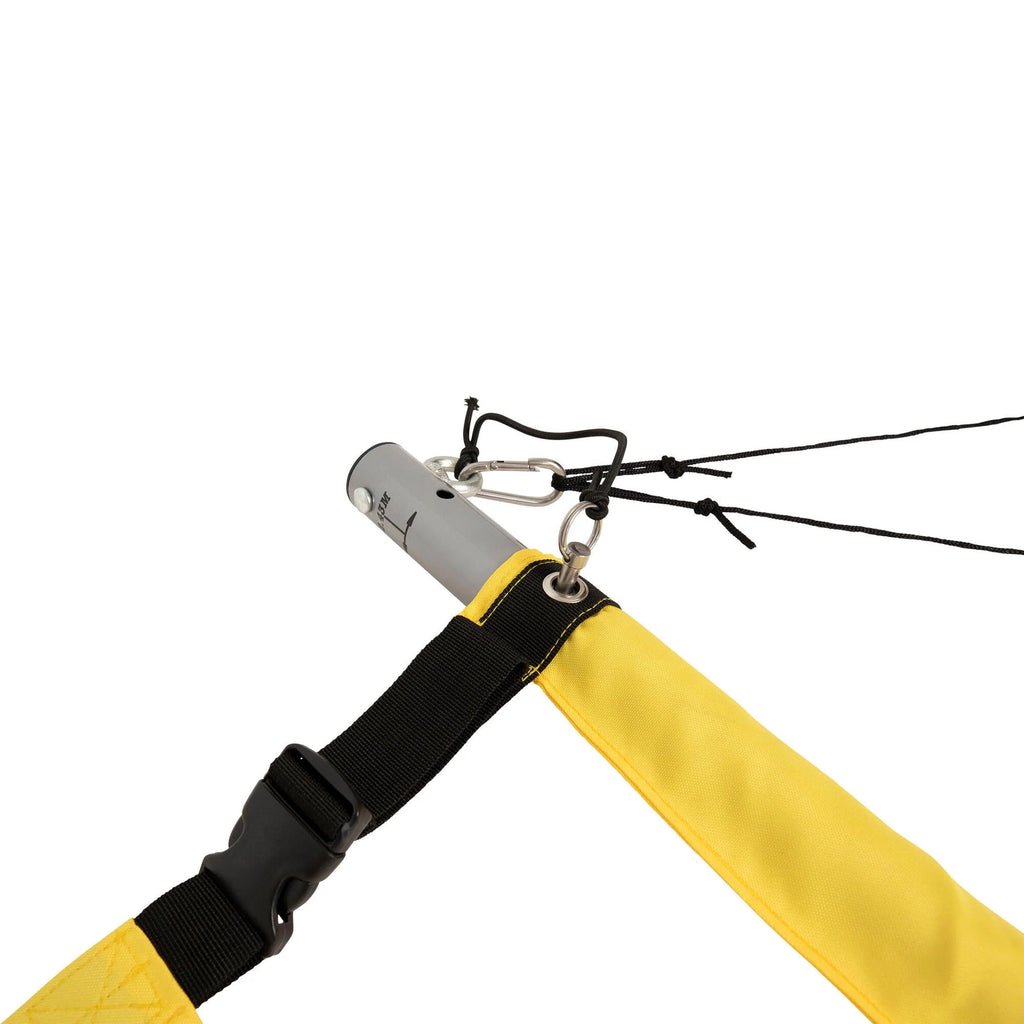 Portable Beach Volleyball Set Adjustable Heights Yellow R386