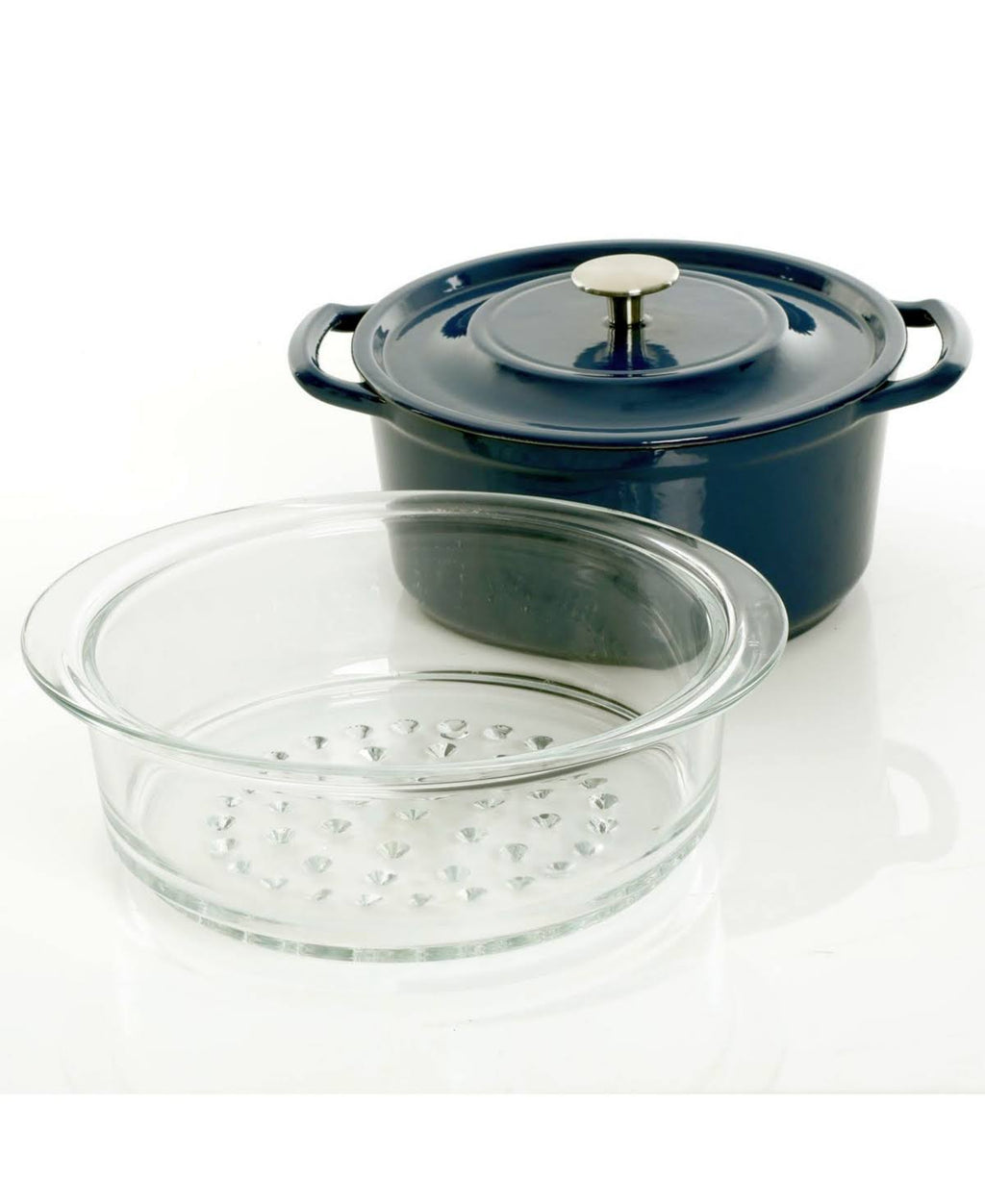 5qt Casserole with Glass Steamer P812274