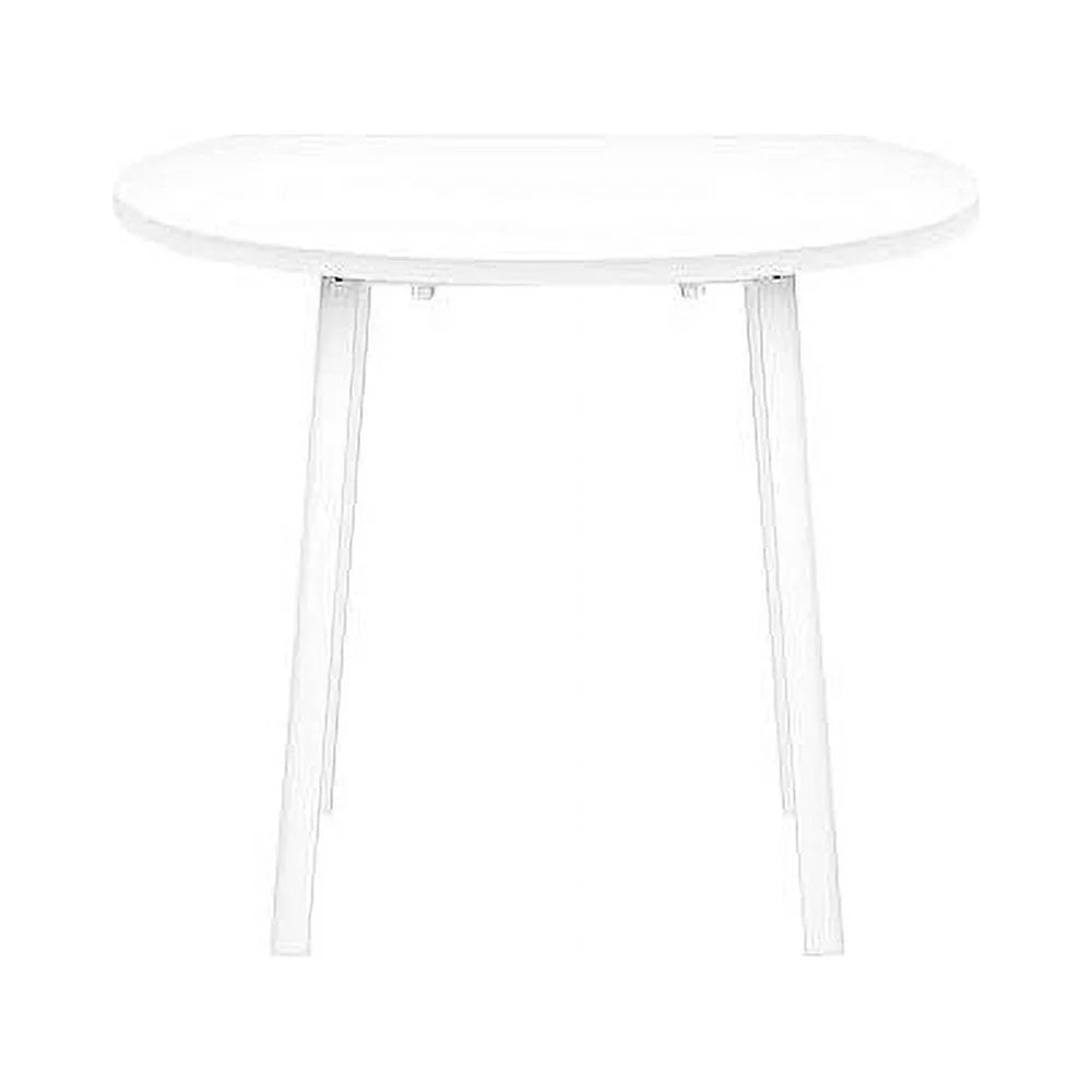 White Metal and Laminate 3 Piece Dining Set P374