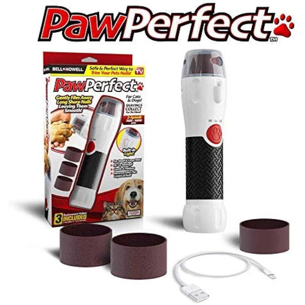 Pet Nail Rotating File Dog Nail Grinder Trimmer 3 Modes Y1401