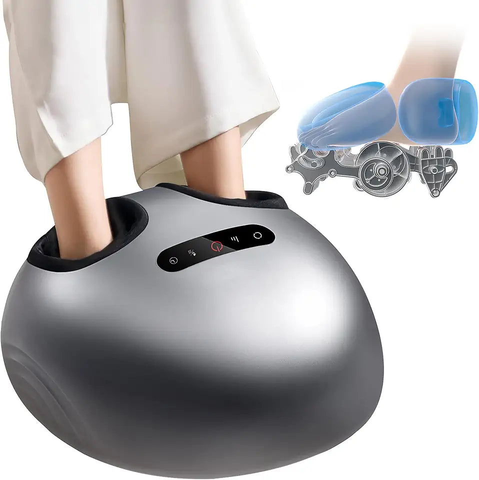 Foot Massager Machine with Heat, Shiatsu Feet Massager with Airbag K72778