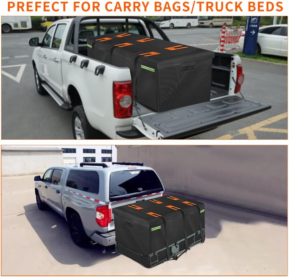Hitch Cargo Carrier Bag with 6 Reinforced Straps V70707