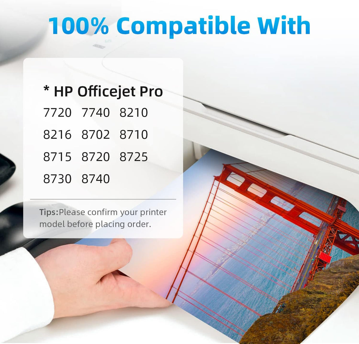 Compatible 952XL High Yield Ink Cartridges 4-Pack U19946