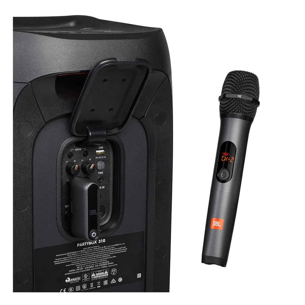Wireless Microphone Set, Black O6953