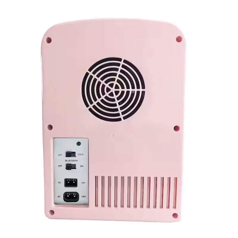 1 cu. ft. 6-Can Retro Mini Fridge in Pink W74996
