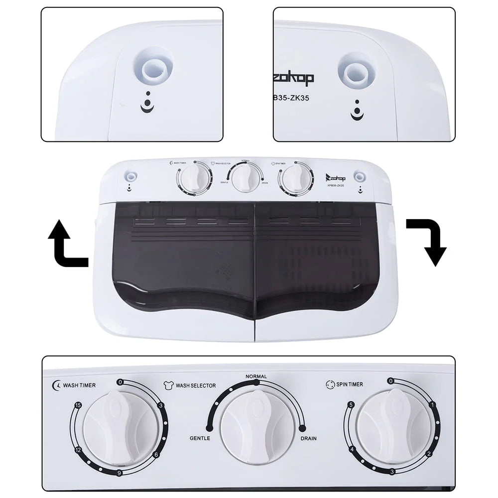 14.3 lbs Twin Tub Washer and Dryer G7920