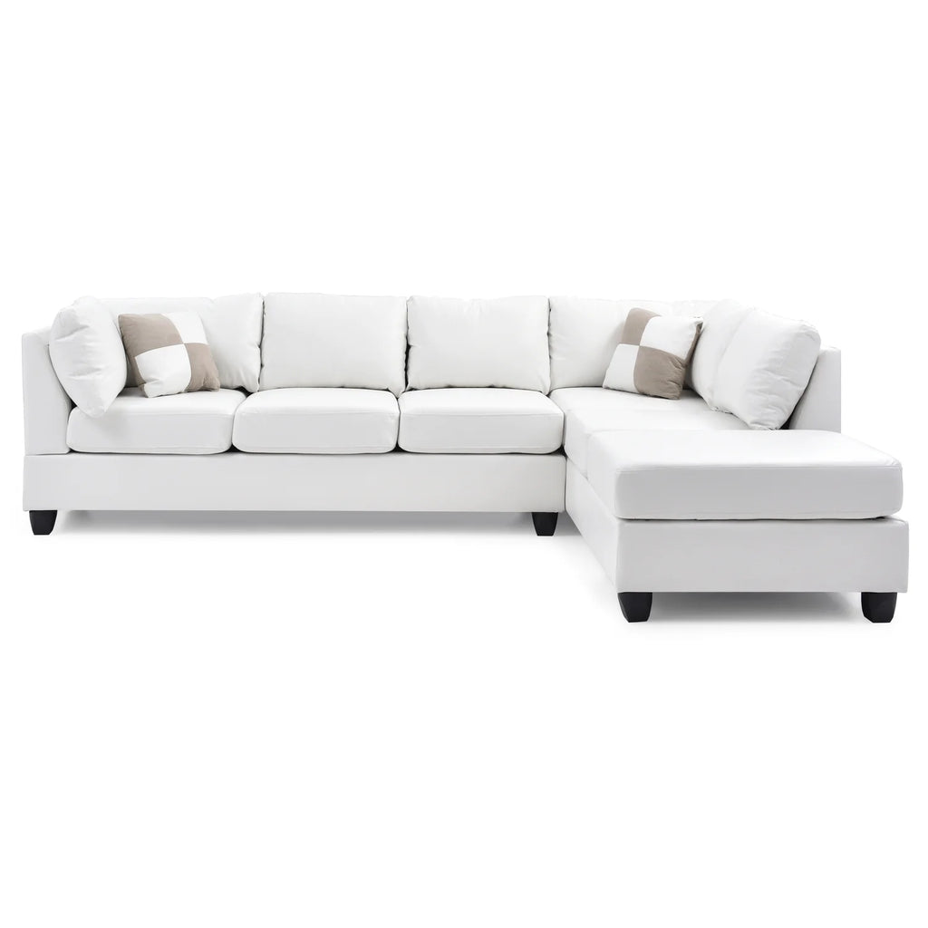 White Sectional F69898