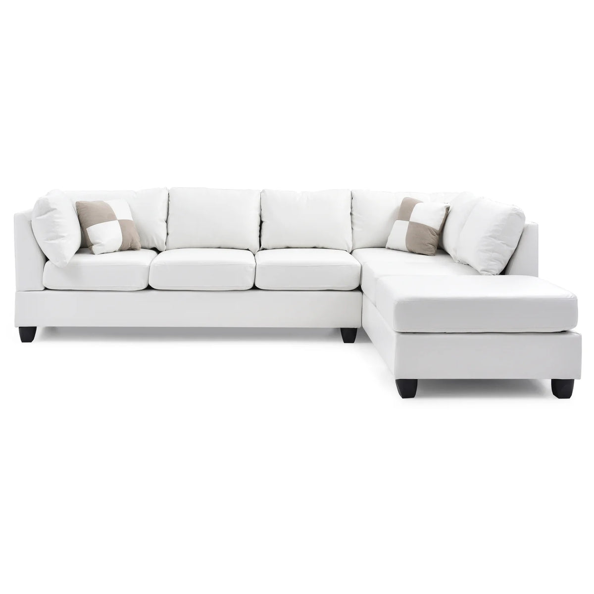 White Sectional F69898
