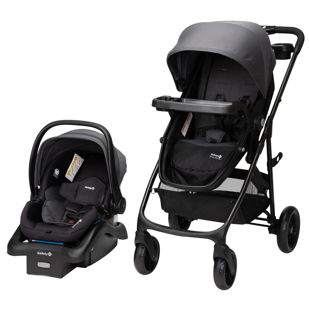 Grey Modular Travel System Stroller with Infant Car Seat C888