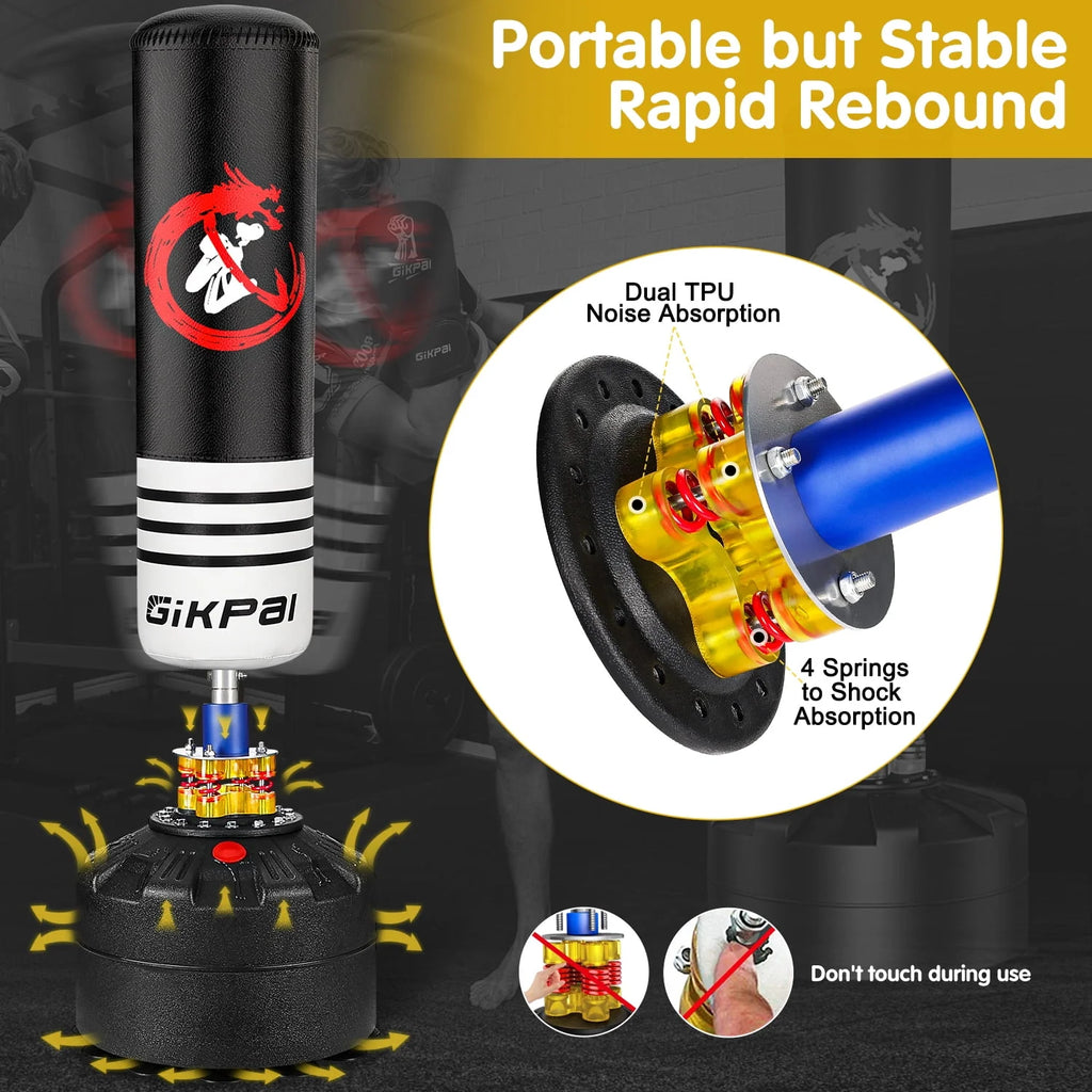 69'' 182lbs Freestanding Punching Bag with Stand R877828