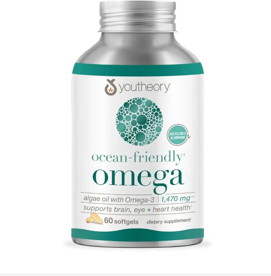 Omega Algae Oil Softgels, Omega-3, 120 Count C68233