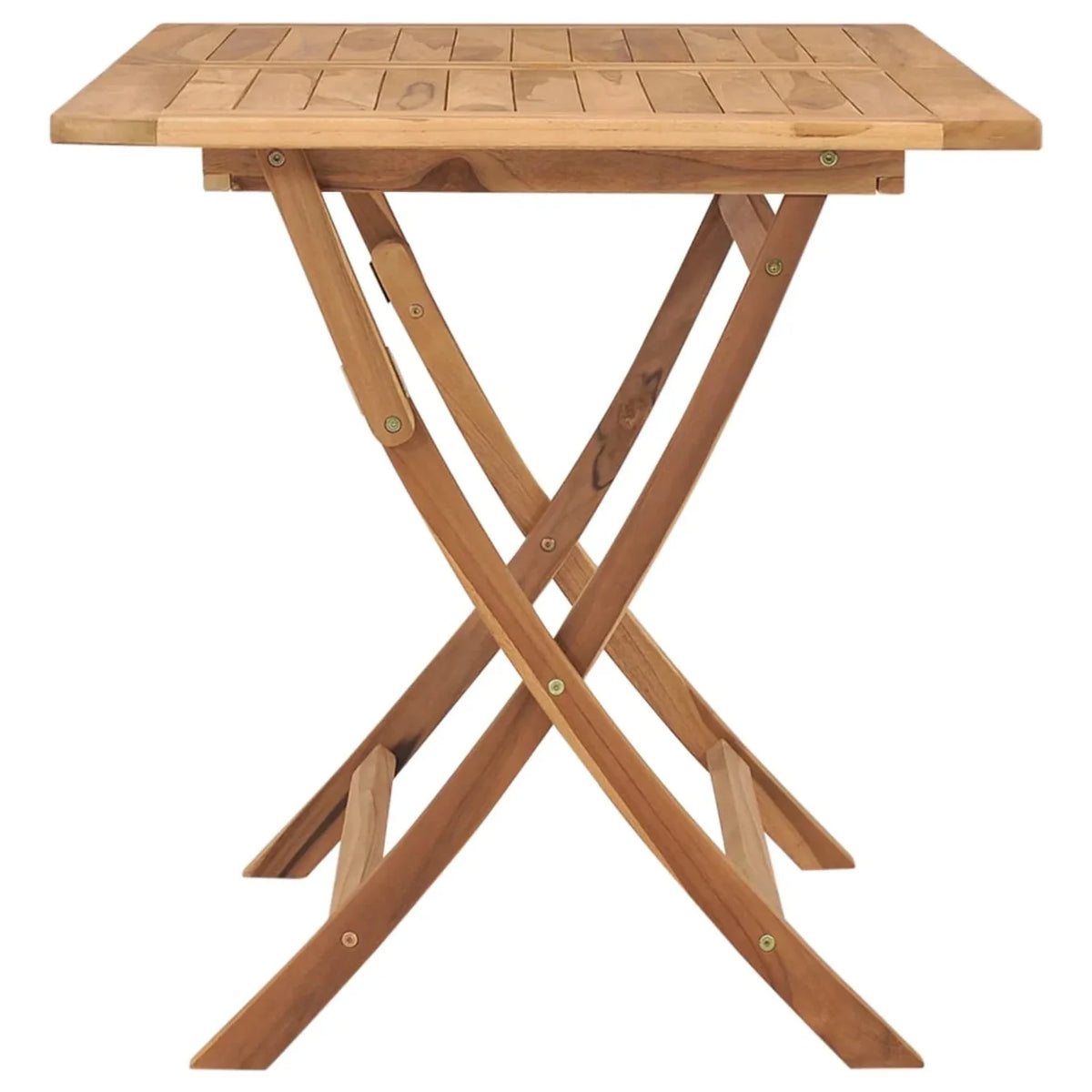 Folding Patio Table Solid Teak Wood L649