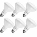 6-Pack Dimmable LED Flood Light Bulbs 3500K Z713