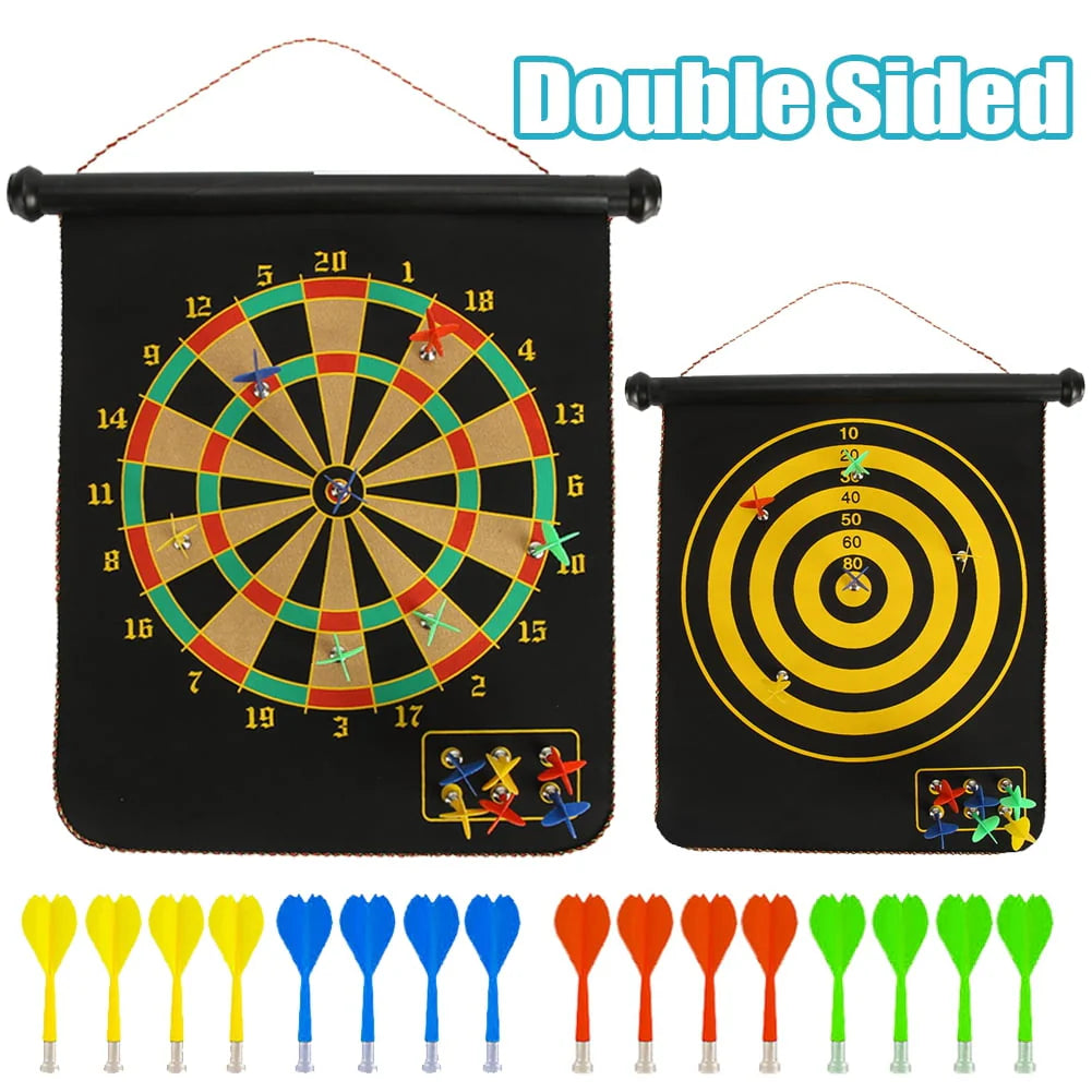 Double-Sided Magnetic Dart Board Game O734