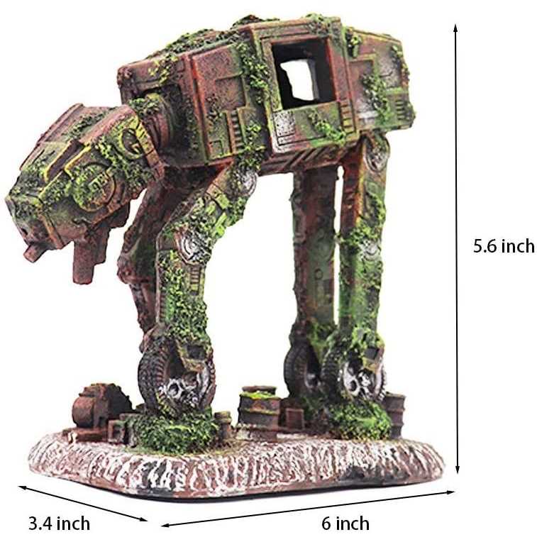 Aquarium Decorations Walking Land Tank Aquarium Ornament V79802