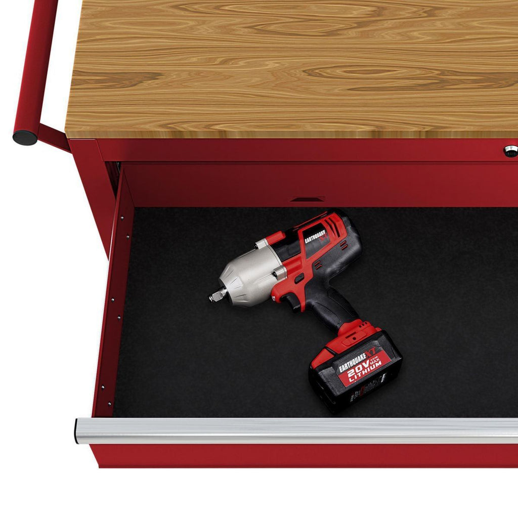 46 in. Mobile Workbench with Solid Wood Top A966