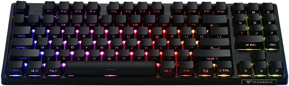 89 Keys Mechanical Gaming Keyboard with Cherry MX Blue Switch E121